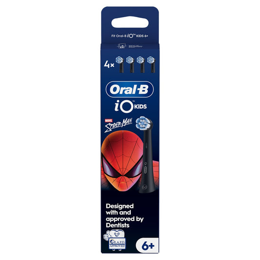 Capete rezervă periuță electrică Oral-B iO Kids, Marvel Spiderman, neg - Negru [ps:3a6e9ec7-4b00-4823-b310-0385db3157eb]