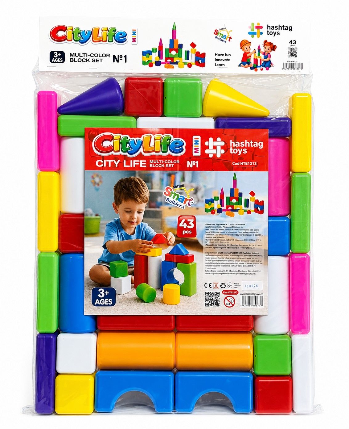 Set Construcții City Life Mini 1 VIVA TOYS - Default Title [ps:9c48408b-d873-431a-957c-54b491d3c6b8]