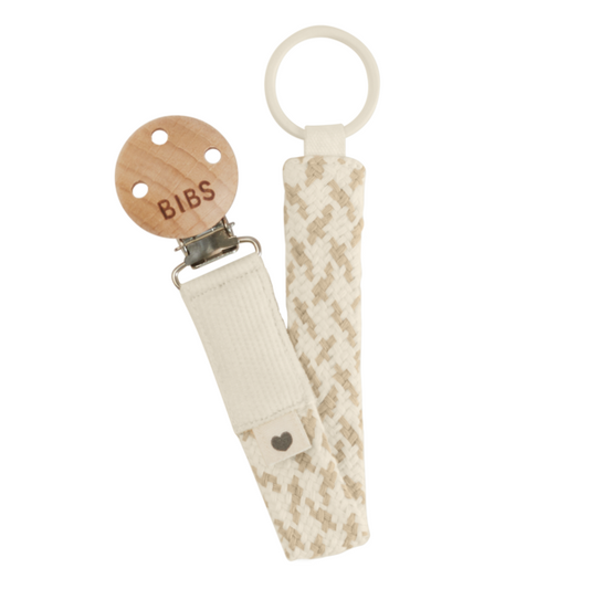 Lantișor Clip Suzetă BIBS, Sand/Ivory - Accesoriu Practic - Ivory/Vanilla [ps:9c52d1e7-f300-45dc-be59-228e55917714]