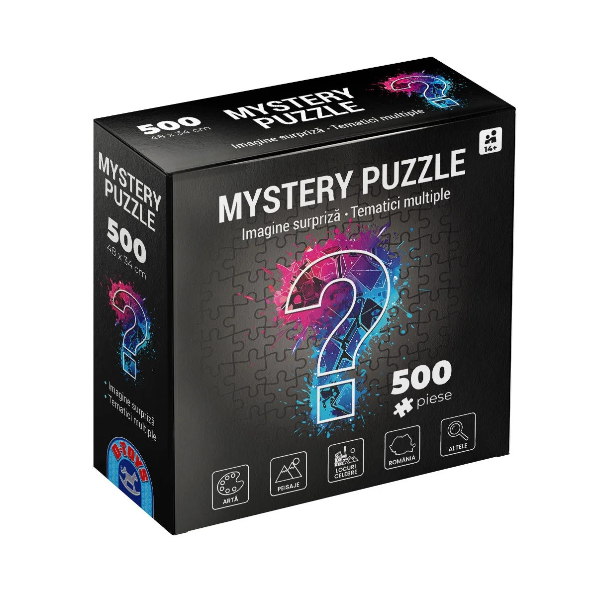 Puzzle D-TOYS Mistery, 500 piese - Provocare și Distracție - Default Title [ps:432479fd-7667-47e0-bae5-7c117d3d7cff]