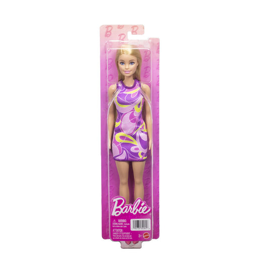 Papusa Barbie Blonda cu Rochie Multicolora - Mattel - Default Title [ps:cee13838-44cf-404f-8695-4b3faa31b589]