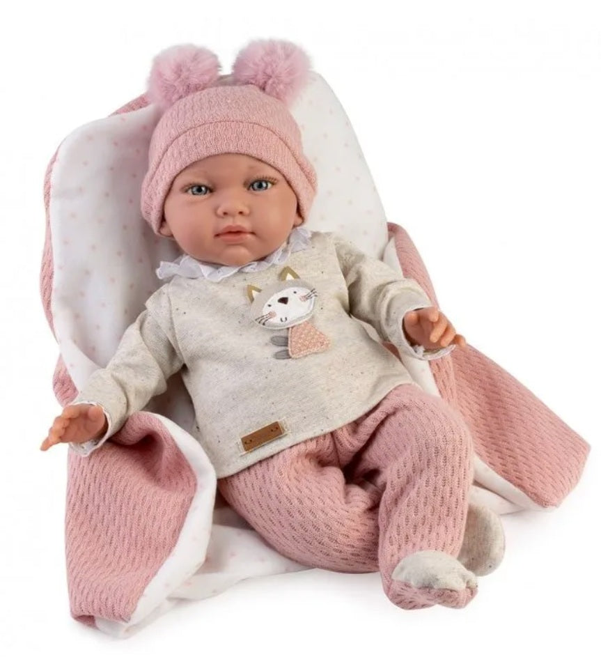 Papusa Realista Nerea Guca, 42 cm, Corp Moale și Accesorii - Default Title [ps:c07a169f-adf8-4b3f-94d1-a1cb32337400]
