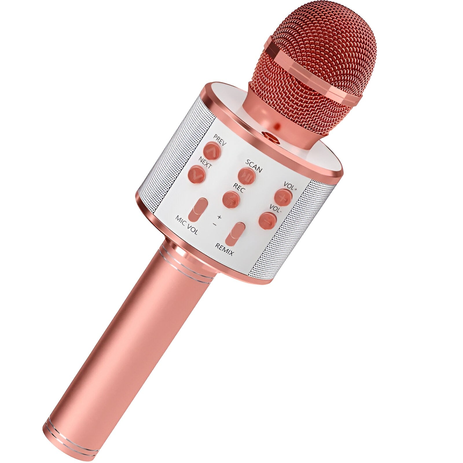 Microfon Karaoke Copii Flippy, Bluetooth, Rose Gold - Default Title [ps:18a81d5b-9dc7-4c2f-bc9e-1925d56e46fb]