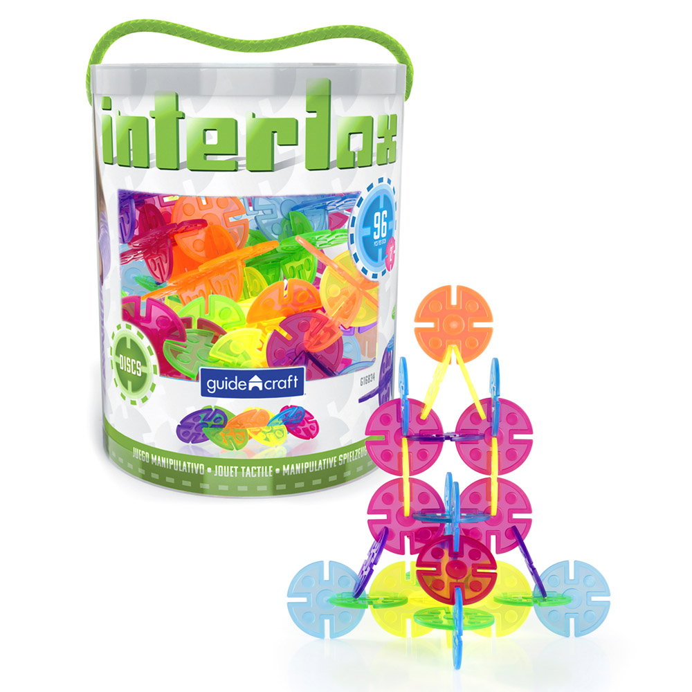 Interlox Discuri Interconectabile Guidecraft, 96 piese - Default Title [ps:3c52ad09-83e5-42c8-8795-a37822b7f21b]