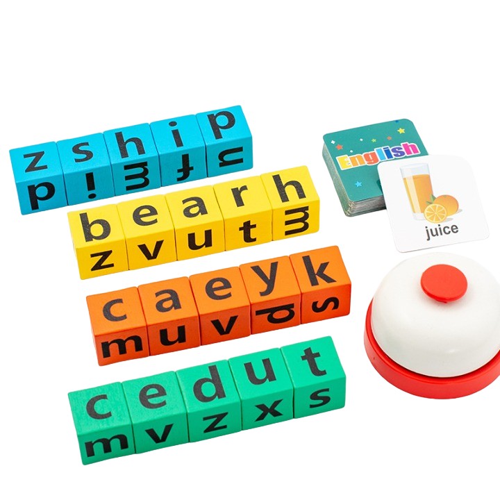 Joc Blocuri Lemn Flippy - Formare Cuvinte, 3 Ani+ - Default Title [ps:0534b5e0-6895-48d0-a34f-4f5ff18ba66b]