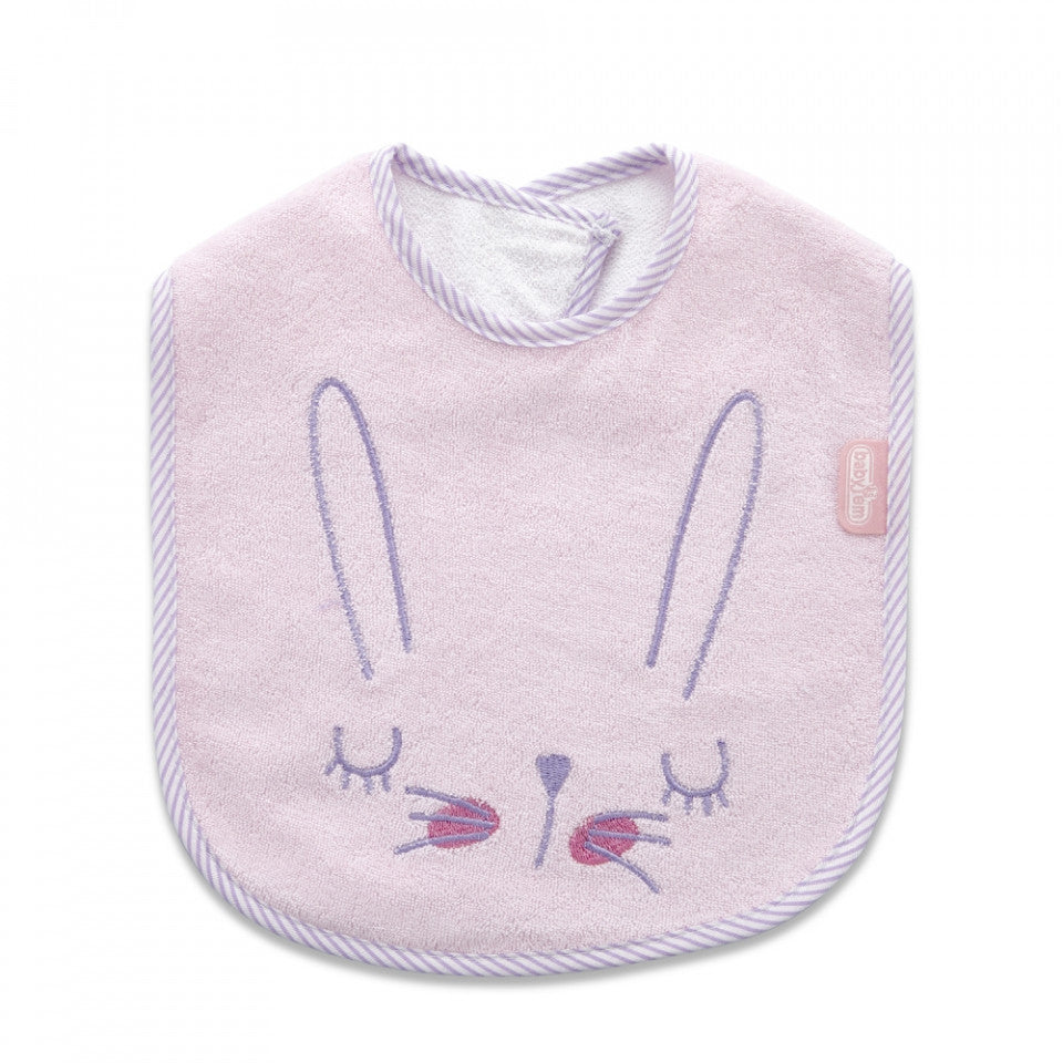 Baveta din bumbac BabyJem Cute animals (Culoare: Roz) [ps:d4dbc919-6dc6-4770-94f4-1b7e3f91df42]