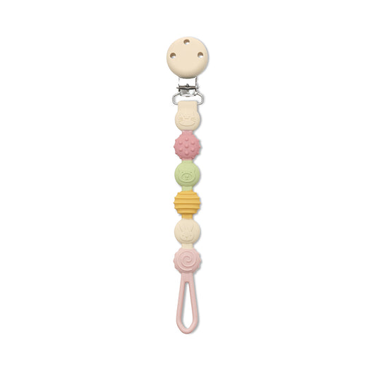 Lanț Suzetă Silicon Lorelli, Clips Prindere, Blue Mix - Pink Mix [ps:576c16ed-283e-48f1-8463-9fa8bfadcec2]