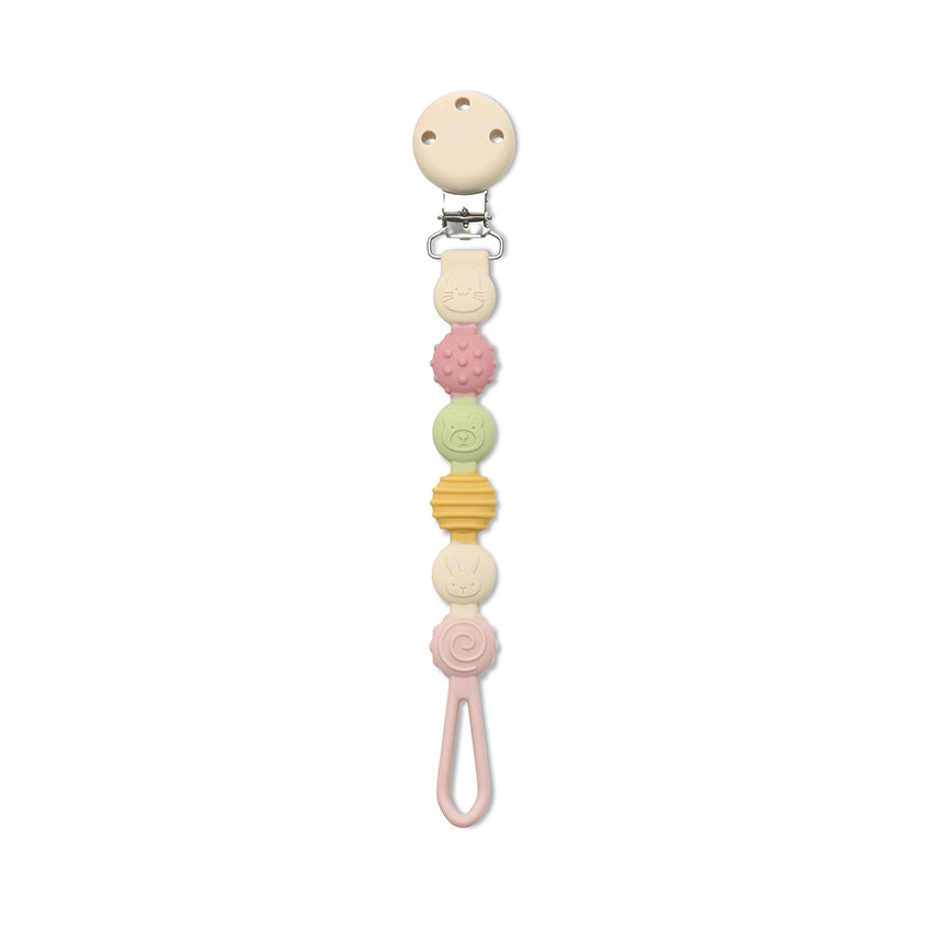 Lanț Suzetă Silicon Lorelli, Clips Prindere, Blue Mix - Pink Mix [ps:576c16ed-283e-48f1-8463-9fa8bfadcec2]