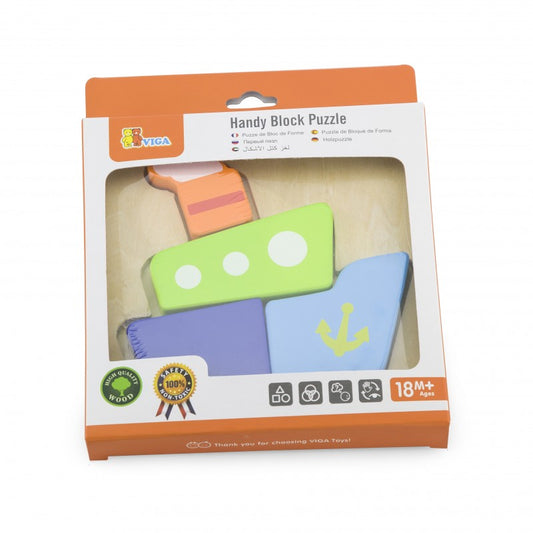 Puzzle din lemn - barcuta [ps:f446f58e-0988-4f1e-8d3a-7f773144994f]
