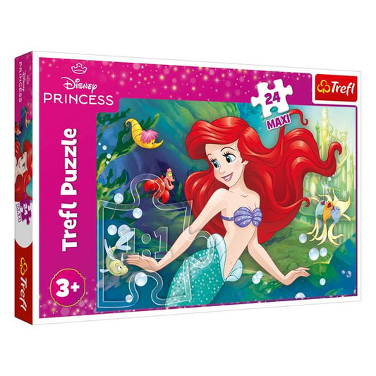Puzzle Princess Ariel 24 piese - Trefl/Jumbo - Default Title [ps:4cbbff9e-be46-4c9c-9fe4-bfee23c37ba8]