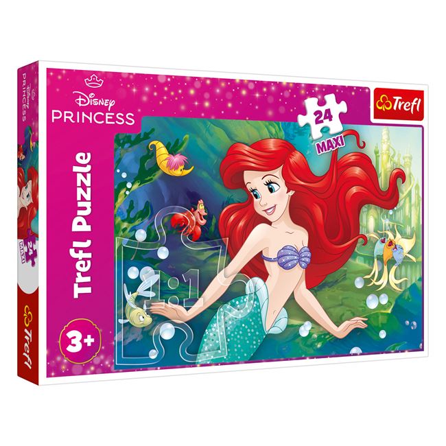 Puzzle Princess Ariel 24 piese - Trefl/Jumbo - Default Title [ps:4cbbff9e-be46-4c9c-9fe4-bfee23c37ba8]