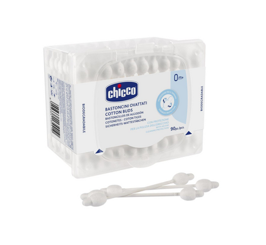 Betisoare vata Chicco cu protectie 90 buc, 10441 - Default Title [ps:4923d858-9b29-4b56-8f6f-f124f38a2f38]