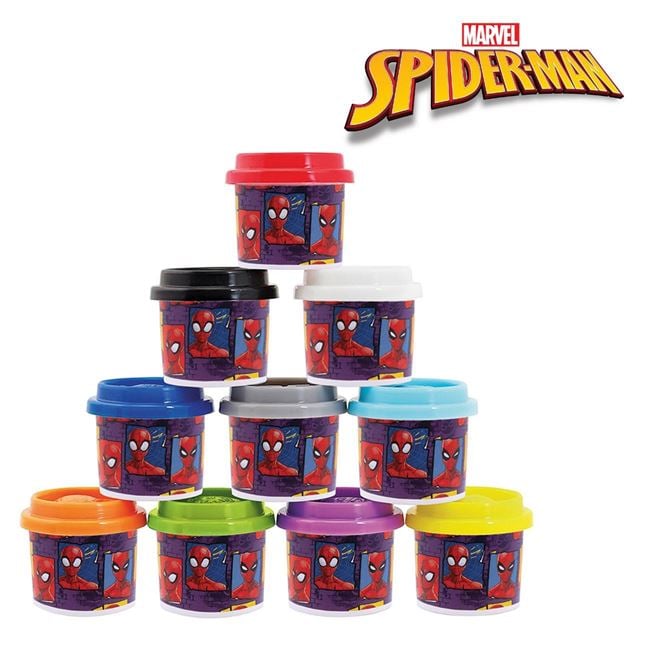 Plastilină Disney Spiderman Jumbo, 10 Recipiente - 280g - Default Title [ps:14853bc5-fd6e-4f1c-9191-1c51c8f5d42e]