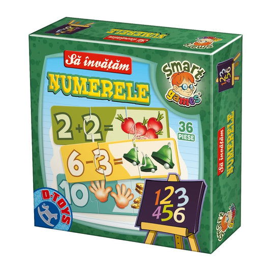 D-TOYS Să învățăm numerele - Joc Educativ pentru Copii - Default Title [ps:c71616c7-2bf9-4e11-8406-6a62ae626ec7]