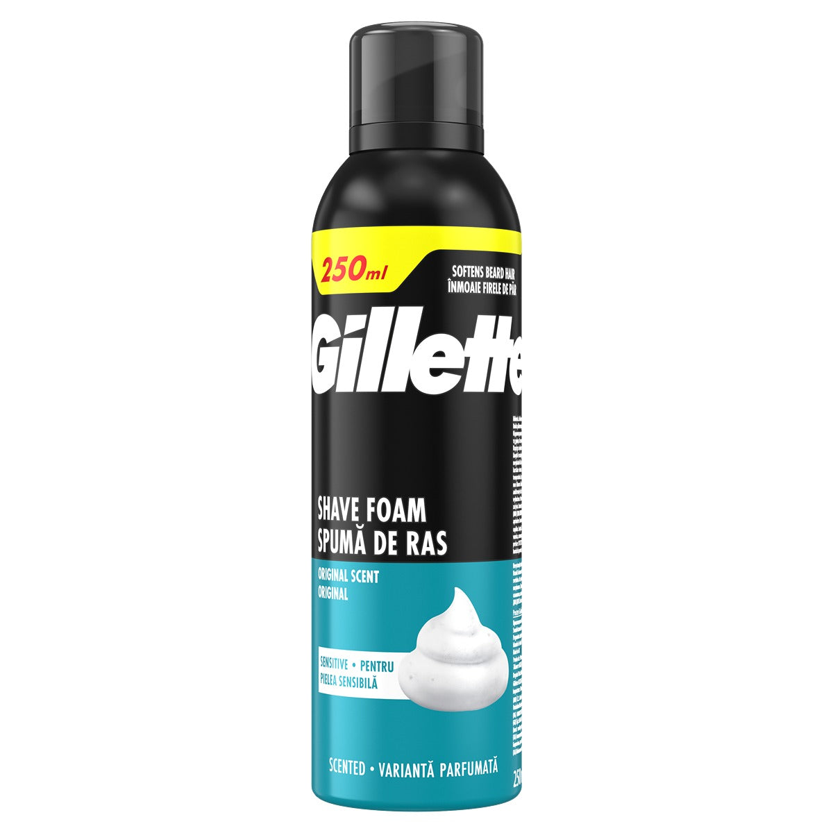 Spumă de ras Gillette Regular Sensitive pentru ten sensibil [ps:e25594b9-a996-4828-80da-948c4dc11bc7]
