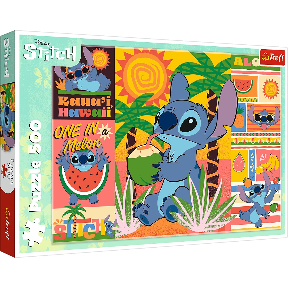 PUZZLE TREFL 500 DISNEY STITCH IN VACANTA - Stitch [ps:6245579e-f729-4662-8856-5217401b9212]