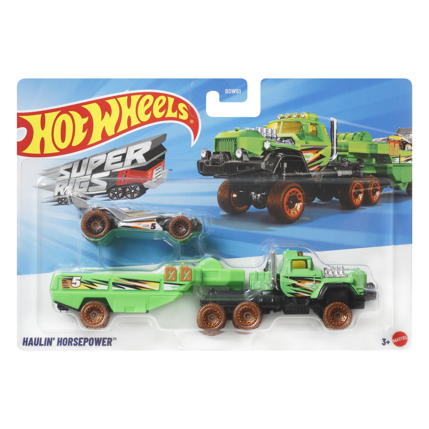 Set Camion și Mașină Sport Hot Wheels Haulin Horsepower - Default Title [ps:711179a3-3a94-42ea-a416-04651e7cd881]