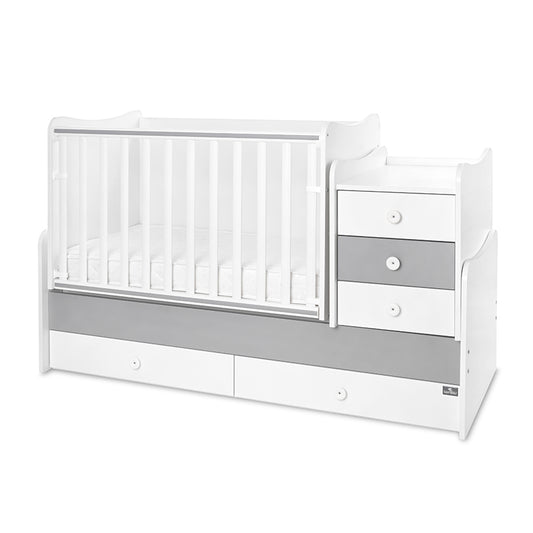 Mobilier Multifuncțional Lorelli Maxi Plus, Trio White Oak - Trio White Stone Grey [ps:68a67cc3-229f-47b1-862d-373a1ebeac77]
