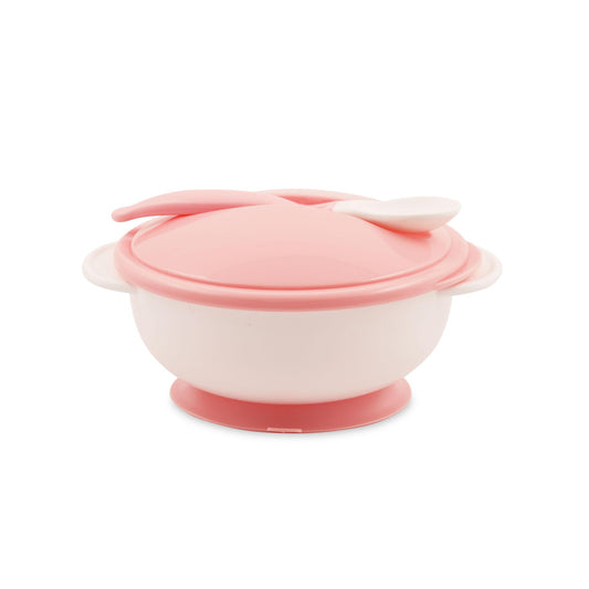 Set Castron cu Ventuza, Capac și Linguriță Lorelli - Blue - roz pal [ps:fa145a3e-67e0-4a95-afdb-d98f1fb12ff6]