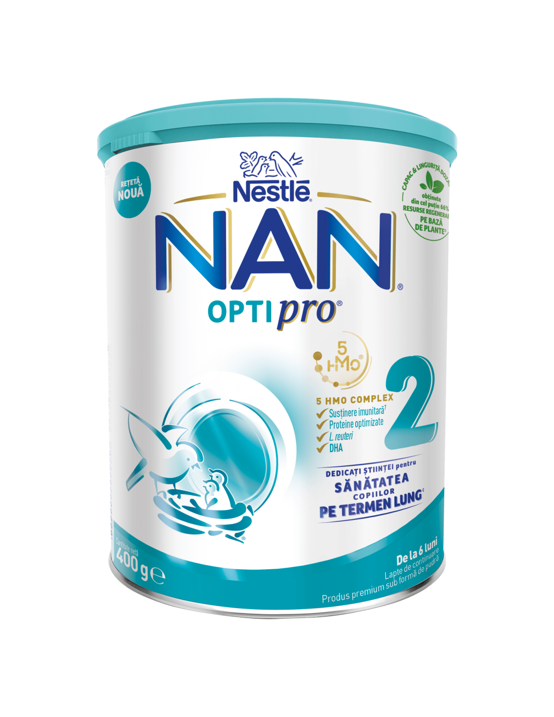NESTLE NAN Optipro 2, formula speciala lapte praf, de continuare de la 6 luni, 400 g [ps:0fd01a32-367a-463b-8150-eed9bac9559c]