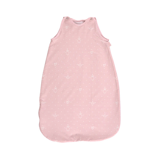 Sac Dormit Vară Lorelli Giraffe White, 85cm, Bumbac - Bear Pink [ps:b9b23419-ec9e-47d8-9078-587b3c993661]