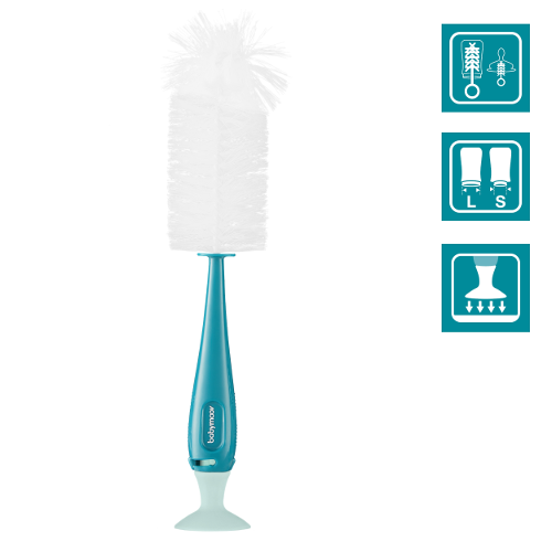 Perie Biberoane 2 in 1 Babymoov Albastru - Igienizare Bebe - Albastru [ps:7b4389bd-0dd1-43b5-91e4-3724e2549b66]