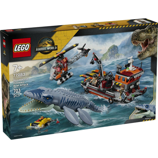 LEGO Jurassic World Mosasaurus Atacă o Barcă 77983 - Default Title [ps:b7fad418-82f7-4df7-a491-f4ad61664a5c]
