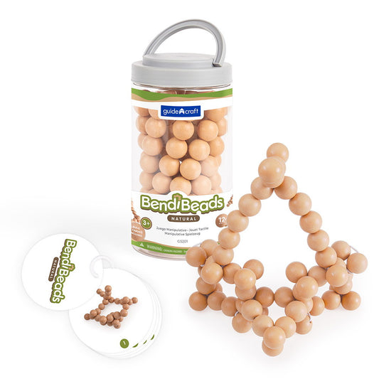 BendiBeads Natural - Mărgele Flexibile Guidecraft - Default Title [ps:c4adc581-d96d-4c21-b7e7-86aa9629fce0]