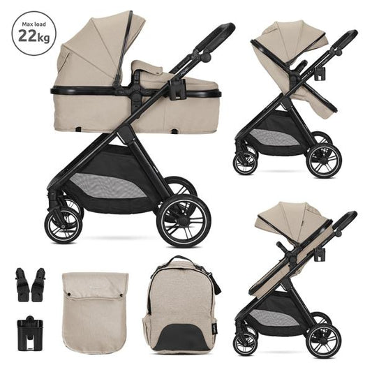 Carucior Set 2 in 1, Aspen, transformabil, set adaptori [ps:3ba56895-ddb7-4dde-a912-faaba7d55929]