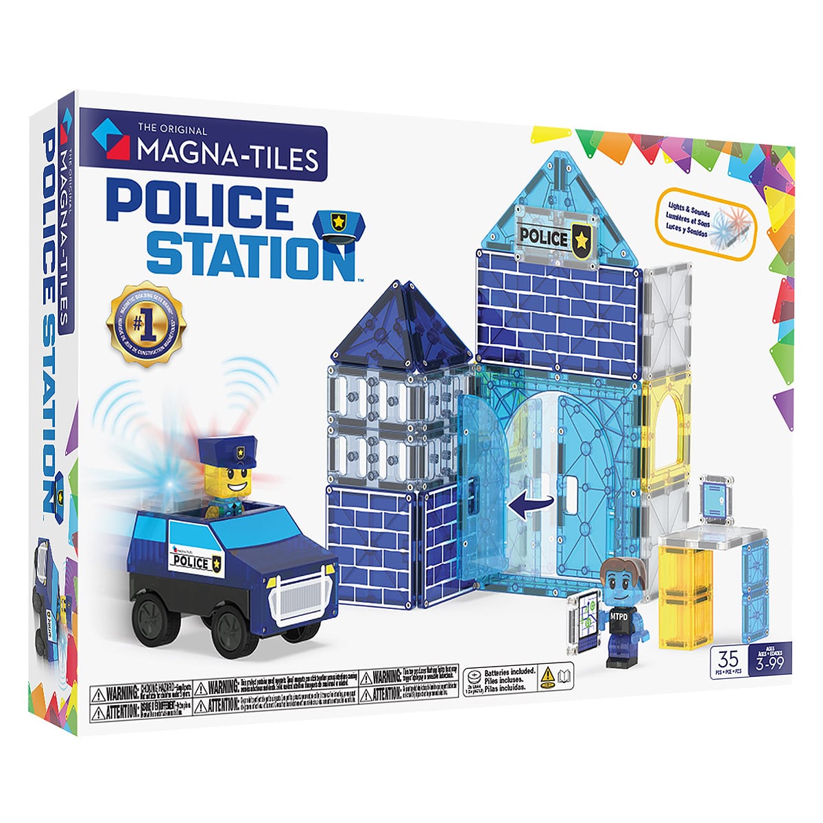 MAGNA-TILES Police Station - Set Construcție Magnetic, 35 - Default Title [ps:09f80f09-af0e-4752-984a-6b75470916cd]