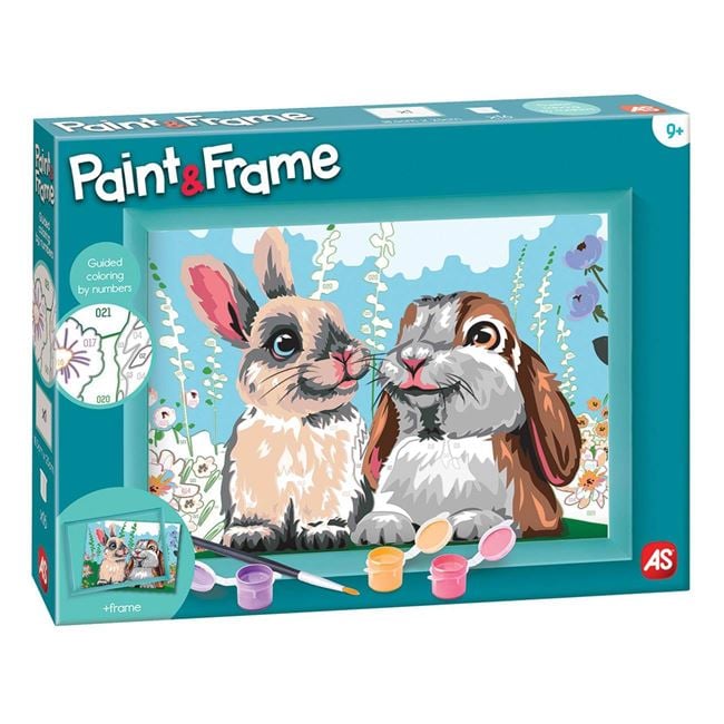 Paint & Frame Colorez cu Numere Cute Bunnies - Jumbo - Default Title [ps:548af8b0-be5a-4c62-8e67-e55e1e5f7d4a]