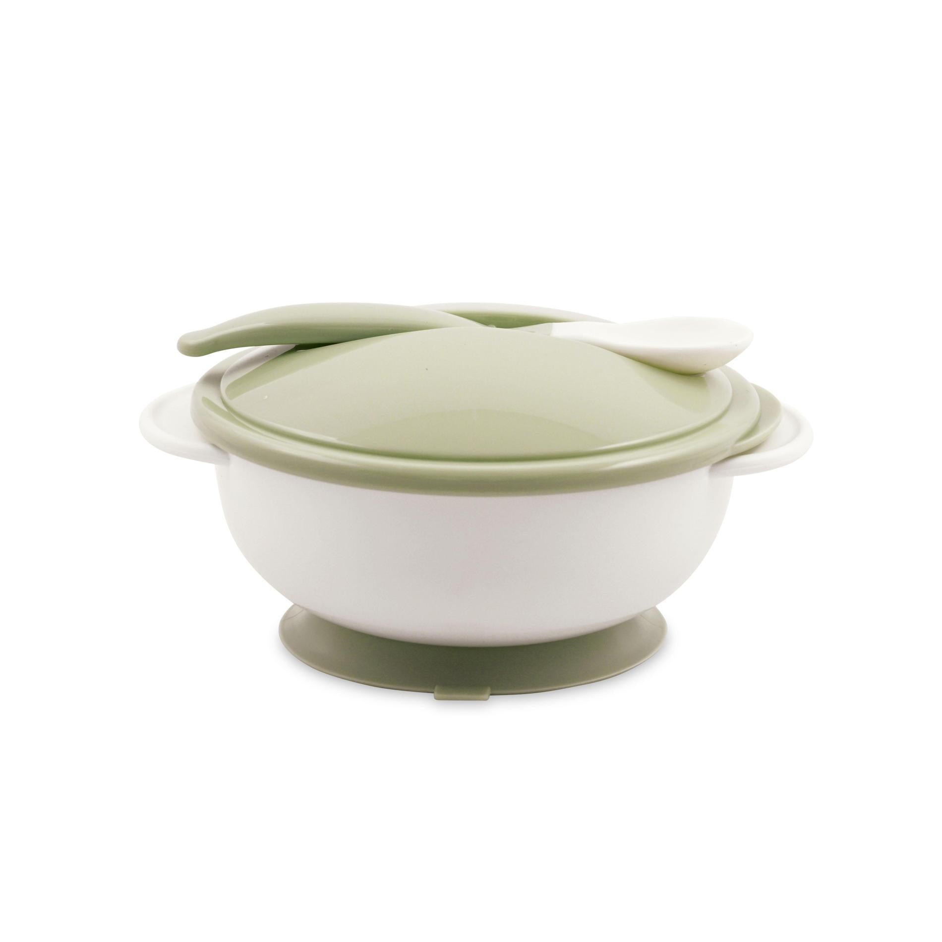 Set Castron cu Ventuza, Capac și Linguriță Lorelli - Blue - verde menta [ps:e4bab1a2-386d-4145-baad-ddd5ff7fda7b]