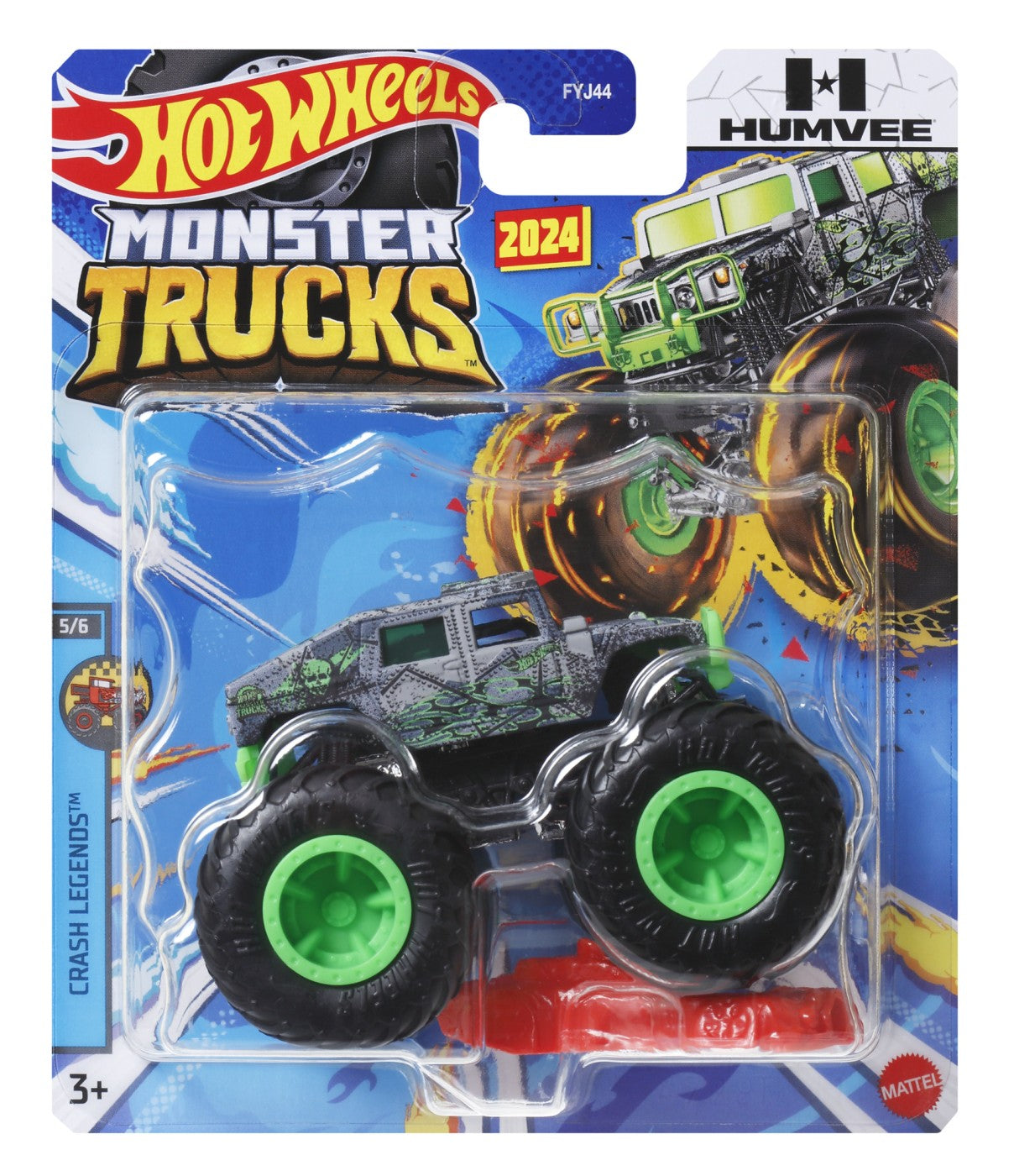 HOT WHEELS MONSTER TRUCK SET 2 MASINI SCARA 1 LA 64 - Humvee [ps:640691ba-a58f-4b62-bea2-a72f36883133]
