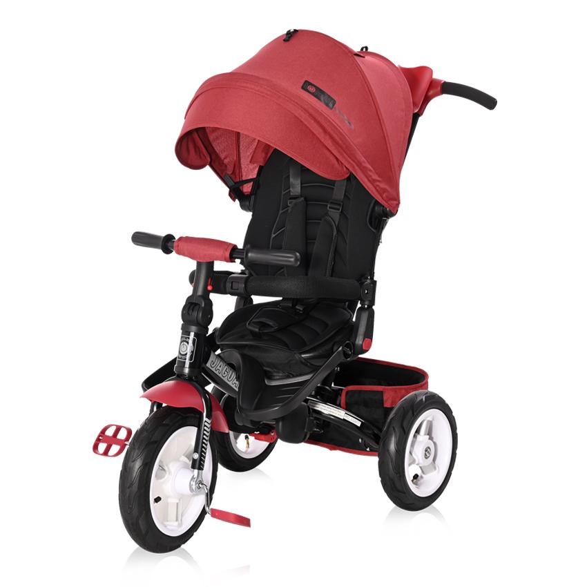 Tricicletă 4in1 Lorelli Jaguar Air, Roți Mari, Red & Black - Rosu/Negru [ps:f3eb4200-1185-466d-8fc1-a44b98457e93]