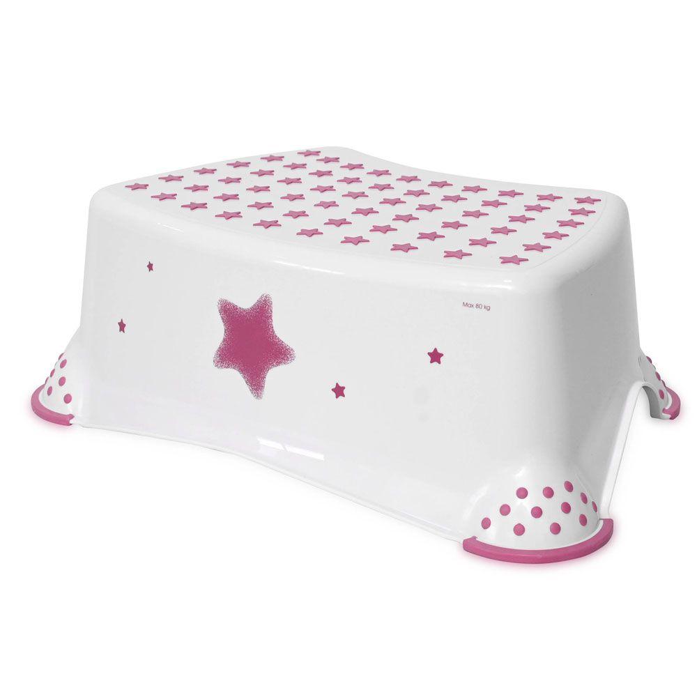 Inaltator Baie Antiderapant Lorelli, Stars White - Stars Pink [ps:1aff1875-6427-438b-a3db-4de73d0437be]