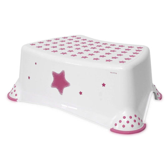 Inaltator Baie Antiderapant Lorelli, Stars White - Stars Pink [ps:1aff1875-6427-438b-a3db-4de73d0437be]