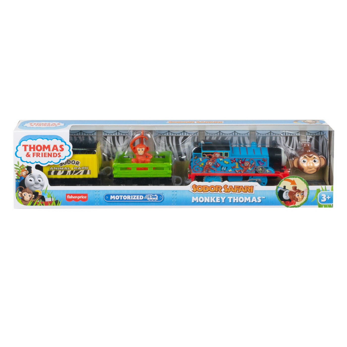 THOMAS LOCOMOTIVA MOTORIZATA SAFARI MONKEY THOMAS Mattel - Thomas - Safari [ps:b3fa3a42-1028-4079-bd28-70da766ddcaf]