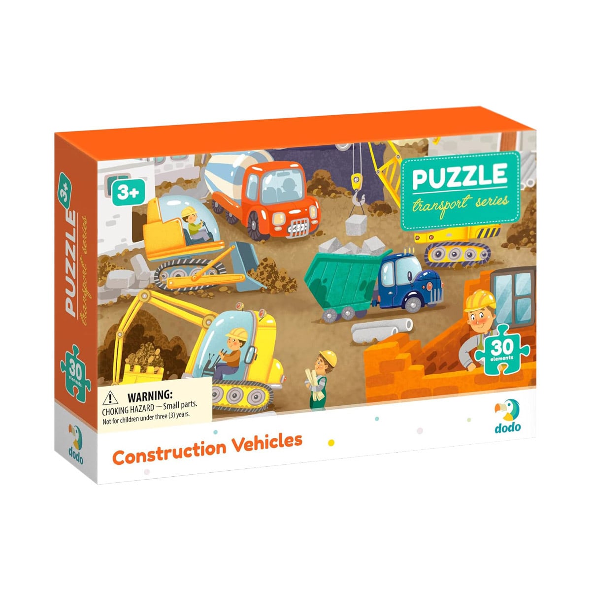 Puzzle Vehicule de Construcție Dodo Toys, 30 piese - Default Title [ps:b3ba2211-a595-4768-93be-97943a873066]