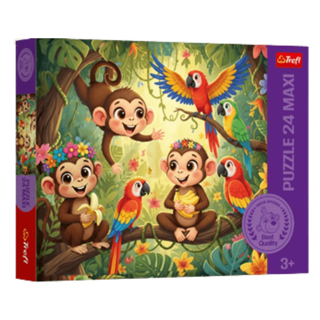 PUZZLE TREFL 24 MAXI MAIMUTE SI PRIETENI - Default Title [ps:74e3102f-644e-470b-bffe-fb22dd0cc05d]