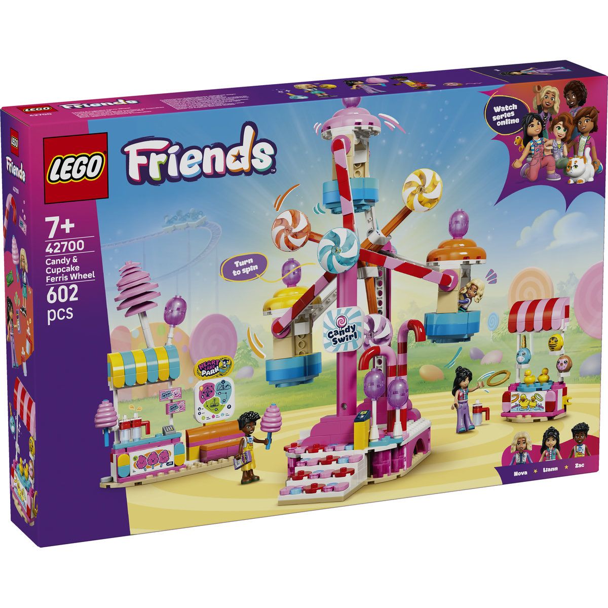 LEGO Friends Roata Ferris cu Bomboane și Briose 42700 - Default Title [ps:d67cd6bf-1b08-499b-859a-15ca7b040e1d]