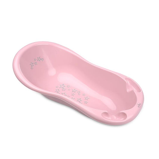 Cada de Baie Bebe Lorelli 100 cm, Little Stars Grey - Little Stars Pink [ps:9523ad43-4695-46ba-b609-05c944d554fb]