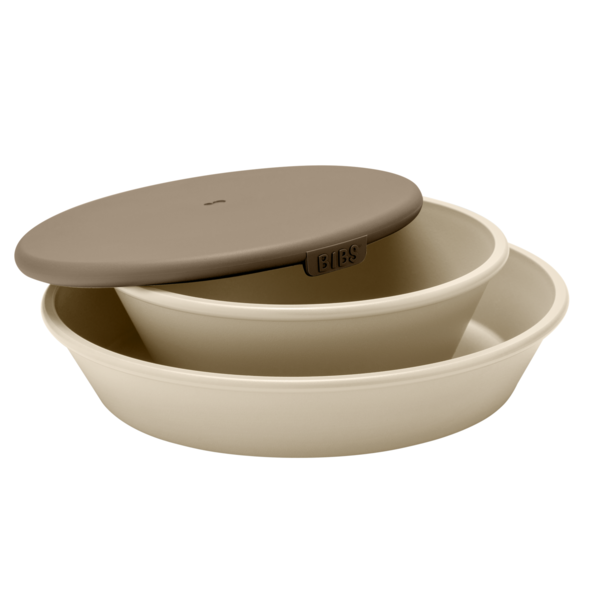 Set Diversificare și Hrănire BIBS Cloud | Farfurie și Bol - Vanilie [ps:3d1ae188-44a7-4cff-bc8f-9327e6e527c9]