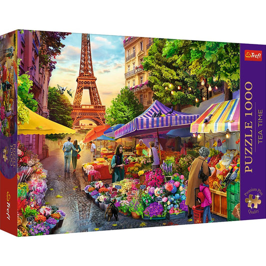 PUZZLE TREFL 1000 PREMIUM PLUS TEA TIME PIATA DE FLORI - Flori [ps:01acd8e4-5bdd-4b90-a460-1a3366fbc589]