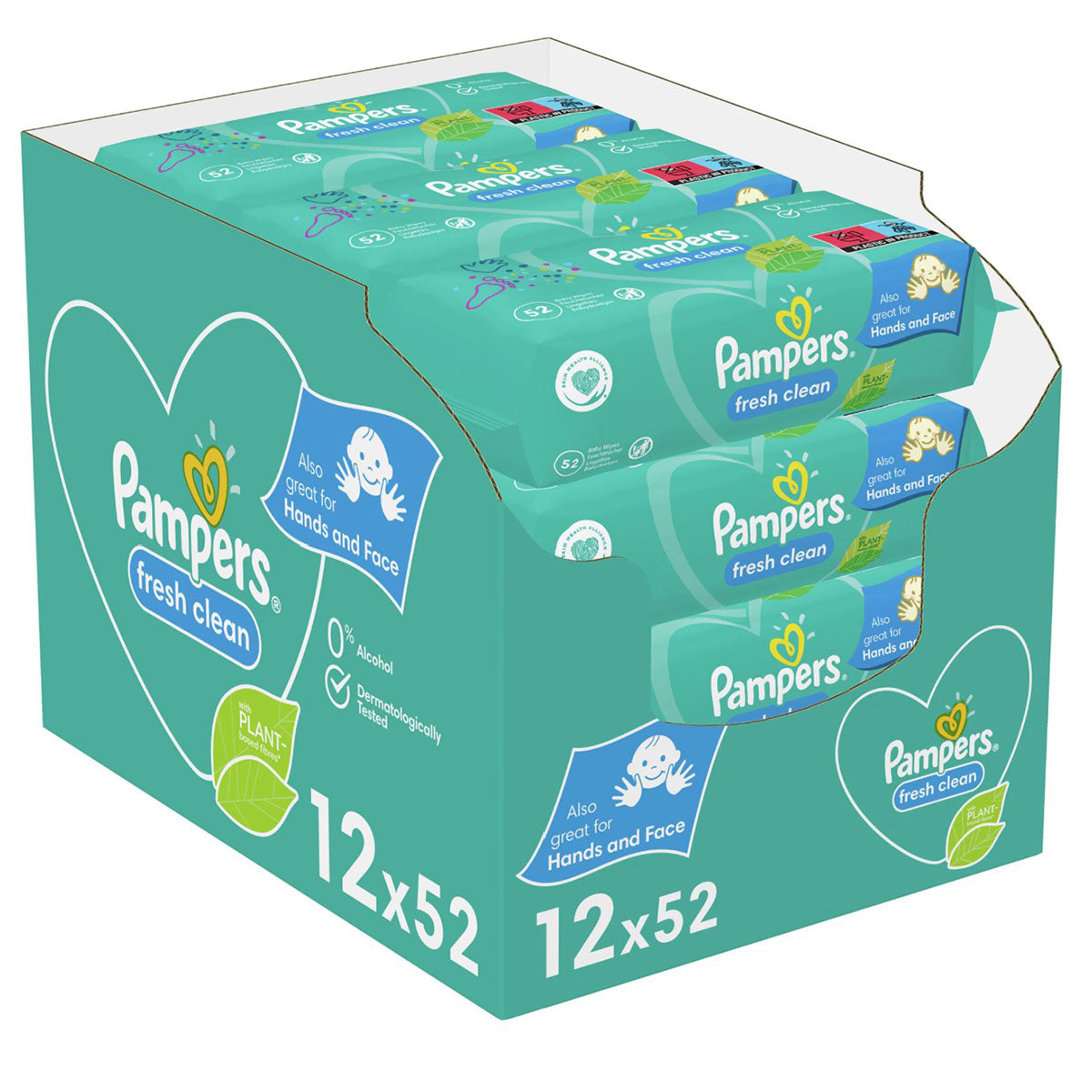 PAMPERS Fresh Clean, servetele umede, pentru copii, 6x52 buc - Default Title [ps:6af31d09-9dea-43b5-b407-81da5cffa7ba]