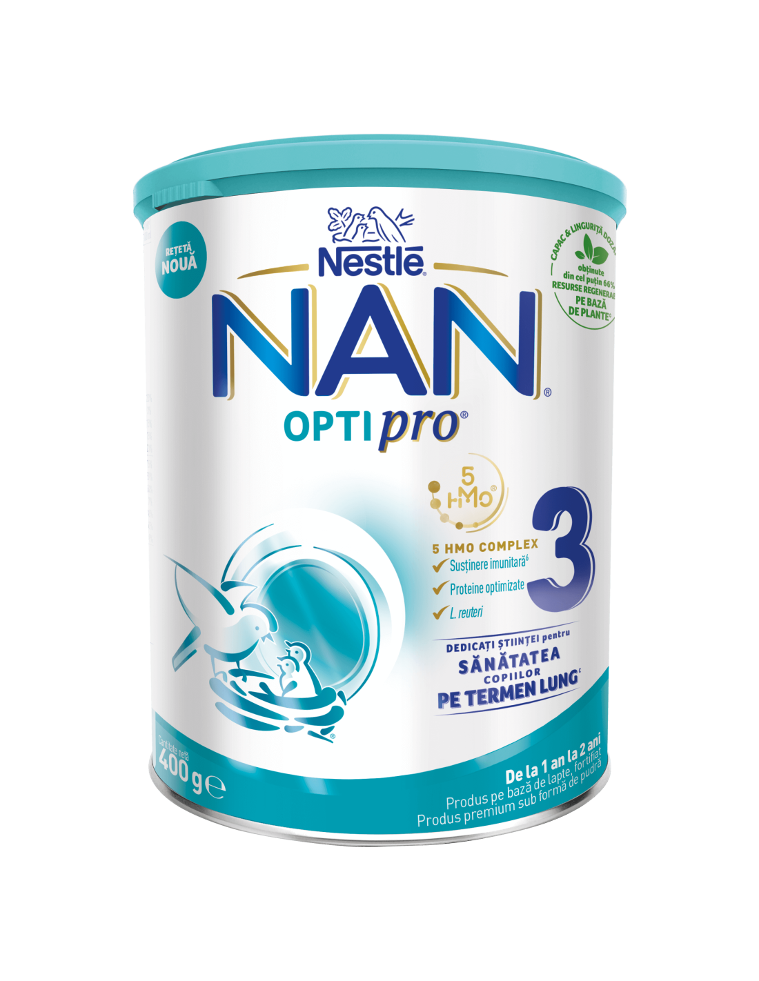 NESTLE NAN Optipro 3, formula speciala lapte praf, de continuare de la 1 an, 400 g [ps:3c2d02f3-fe7a-4b32-b2b8-fdd6aff9e30f]