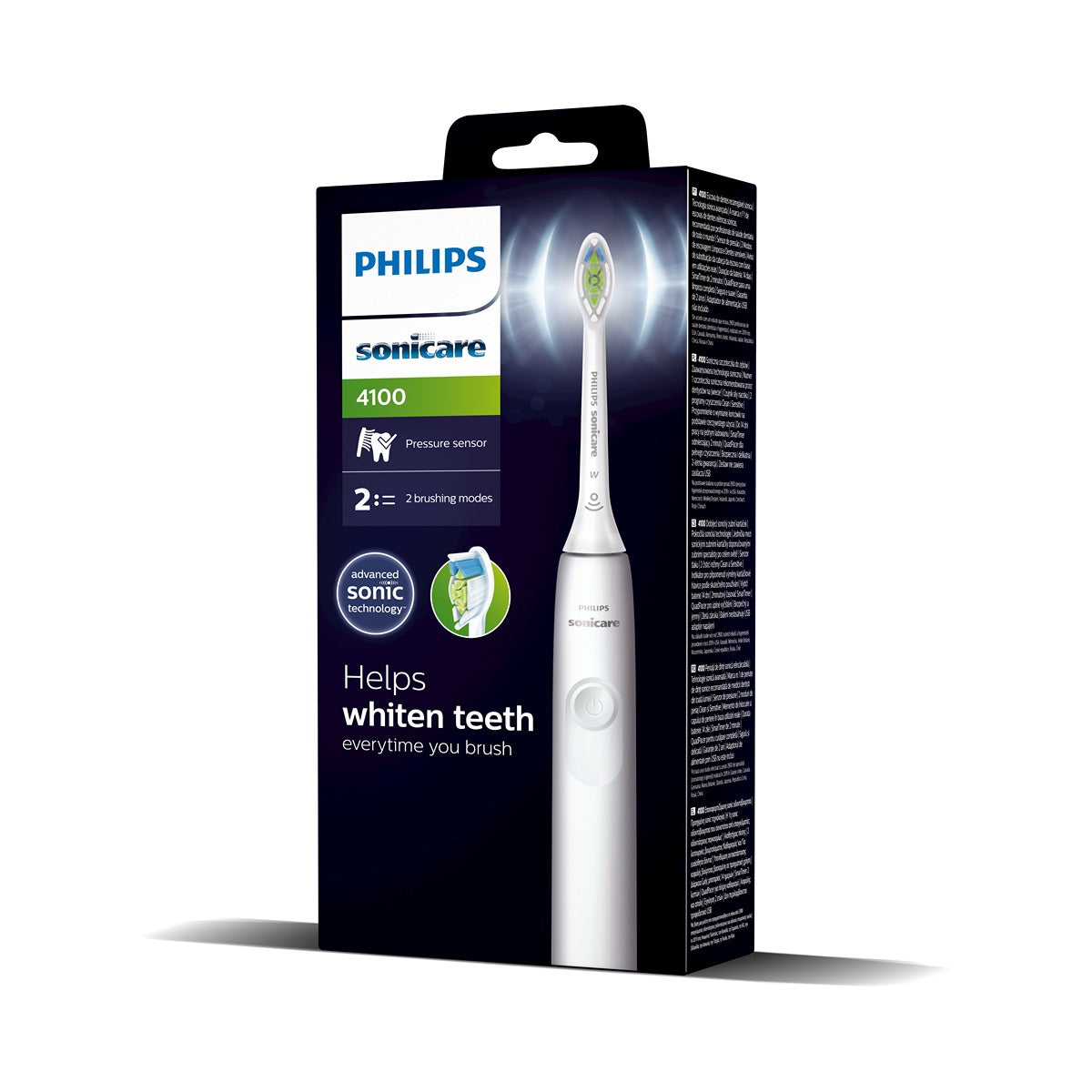 PHILIPS HX3681/33 Sonicare 4100, periuta de dinti electrica, Alb, 1 buc [ps:e374b7af-b987-43dc-b509-72488259d18a]