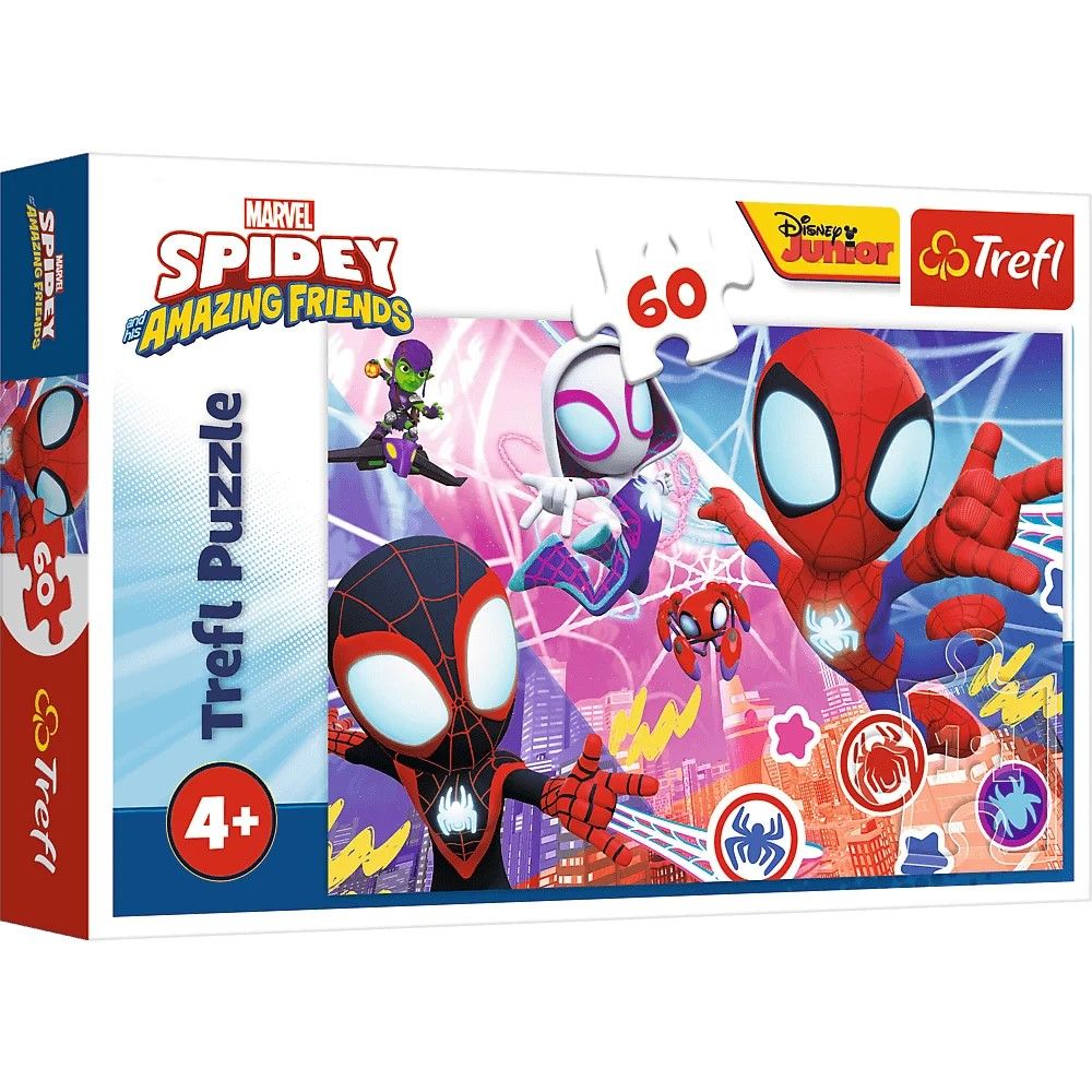 Puzzle Trefl Spidey Aventura Eroica - 60 Piese - Default Title [ps:91498483-2632-462a-beeb-622e0d65339a]