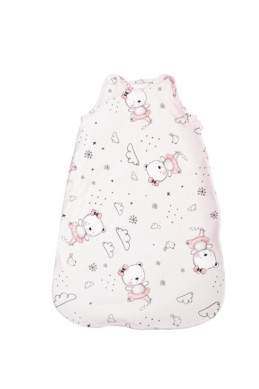 Sac Dormit Vară Lorelli Giraffe White, 95cm, 18-24 luni - Ballerina Bear [ps:77a629a3-376f-4747-903e-4017d24c9d40]