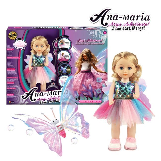 Papusa Zana Ana Maria cu Aripi - Jumbo | Idea - Default Title [ps:90f466c8-4791-481e-8f85-8c7b5675412d]