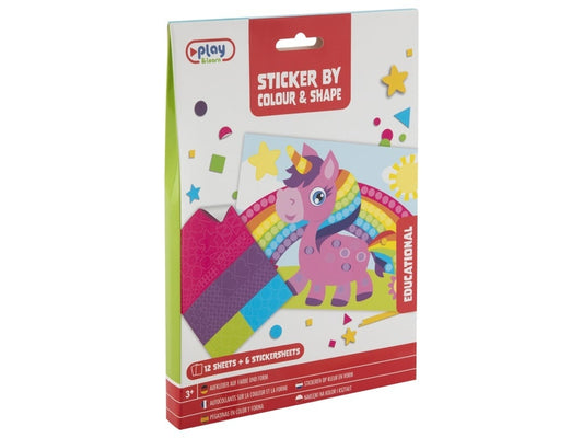 Set Autocolante Culori și Forme Unicorn, Grafix - Unicorn [ps:514f7854-fb30-4e6b-b281-198ab871a454]